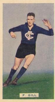 1935 Hoadley's League Footballers #48 Frank Gill Front